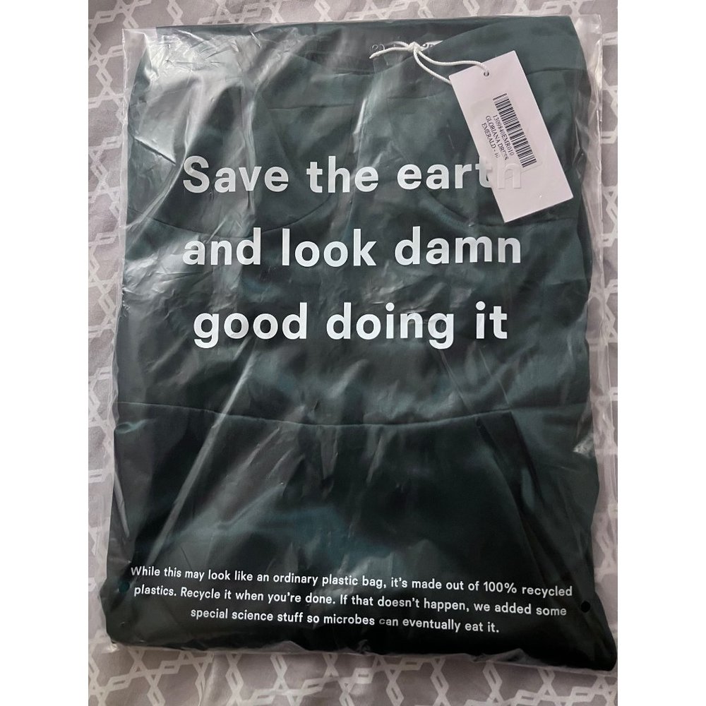 Reformation Gloriana Silk Dress in Emerald 10 NWT SOLD OUT - Picture 6 of 9